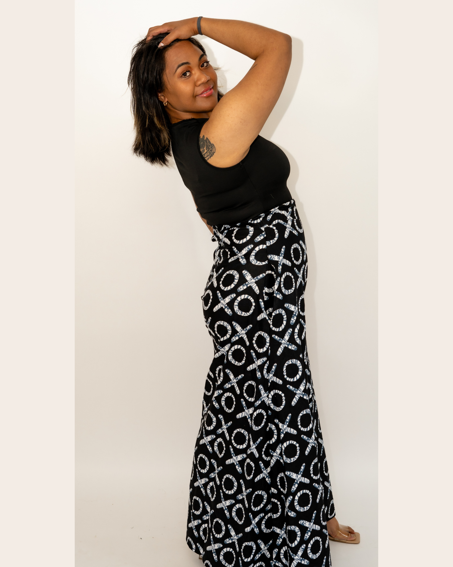 Black & White Palazzo Pants