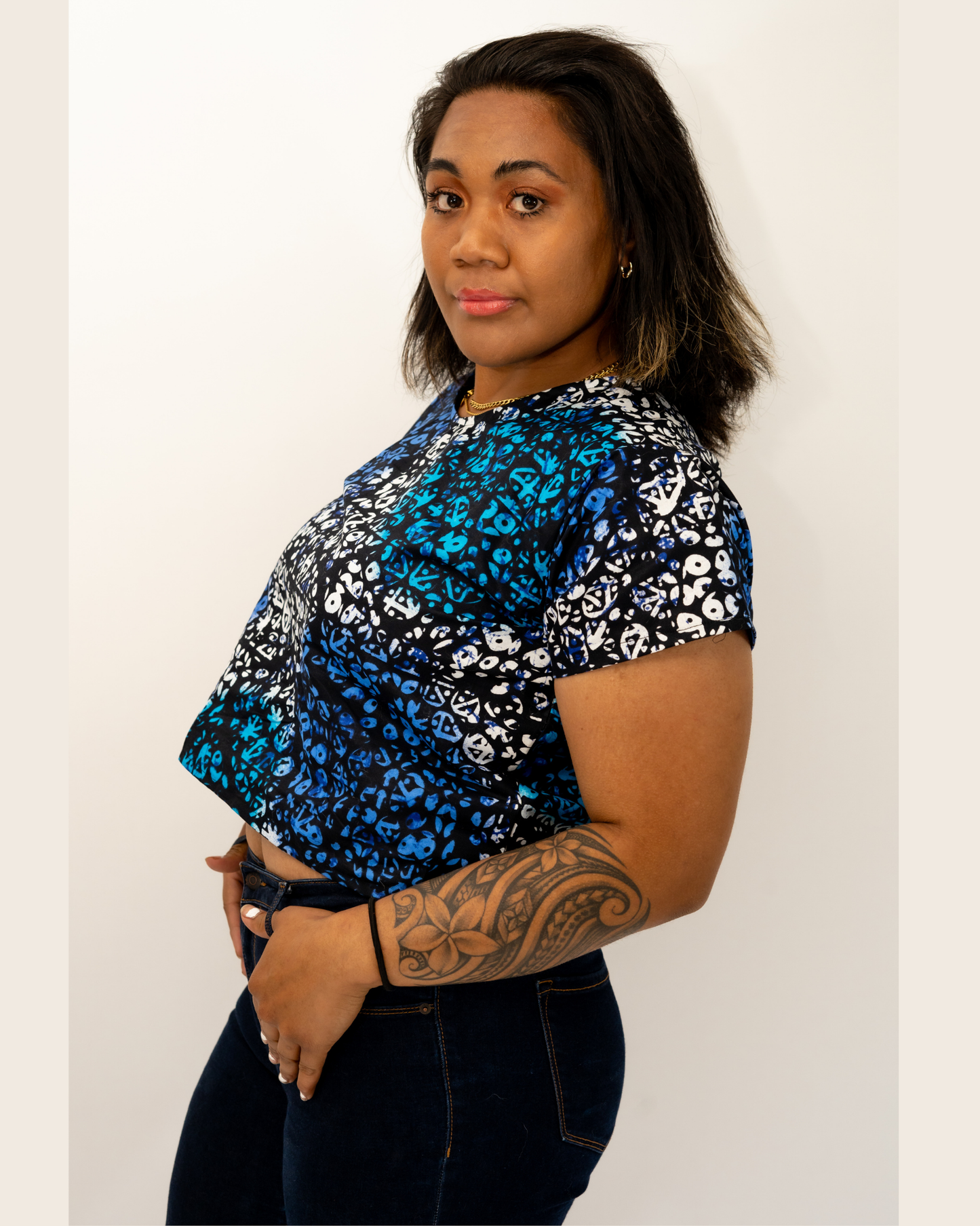Blue Ankara Shirt