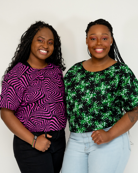 Pink Ankara Top